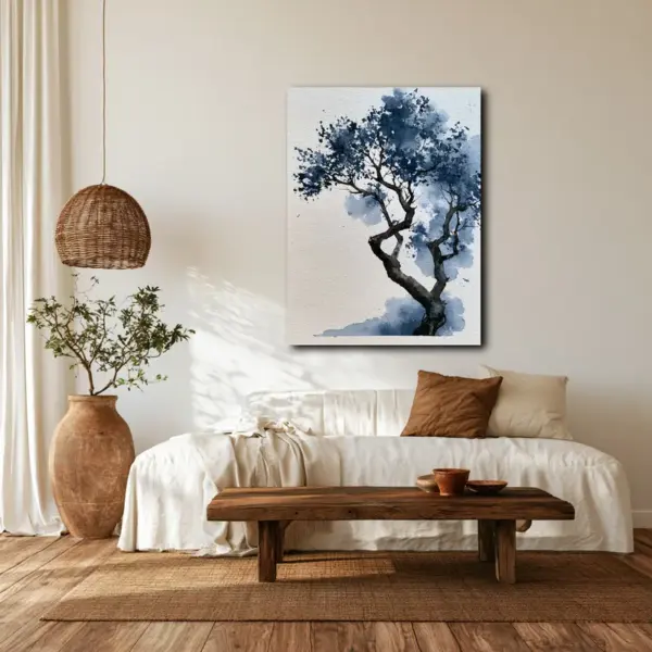 SKU0141_06 Blue Tree in Still Air