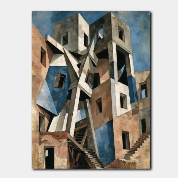 Blue Facade Fragments
