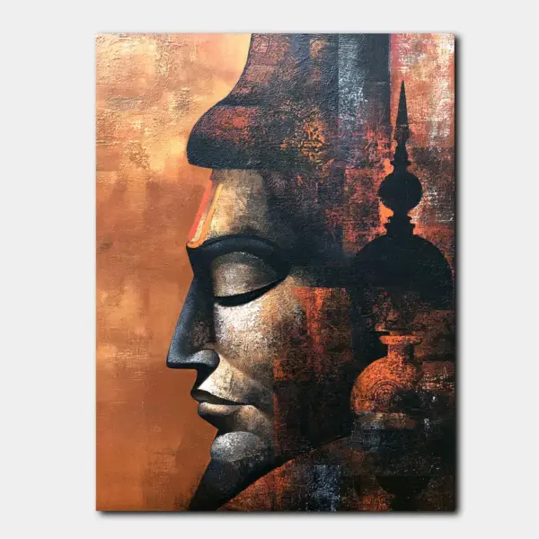 SKU0185_01 Lord Buddha in Golden Silence