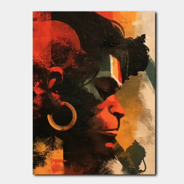 Lord Hanuman in Sacred Fire
