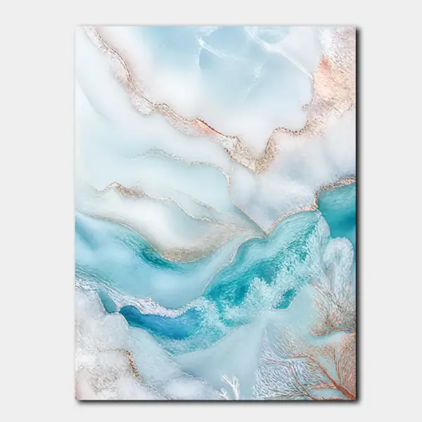 SKU0213_01 Blue Agate Ocean Abstract