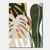 SKU0226_01 Monstera Leaves in Earthy Modern Style