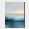 SKU0261_01 Quiet Blue Horizon Abstract Seascape