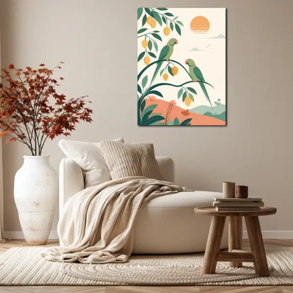 SKU0265_04 Parrots in a Lemon Tree
