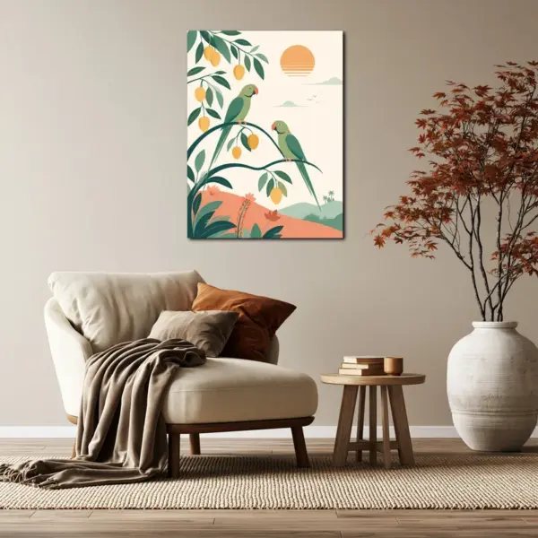 SKU0265_06 Parrots in a Lemon Tree