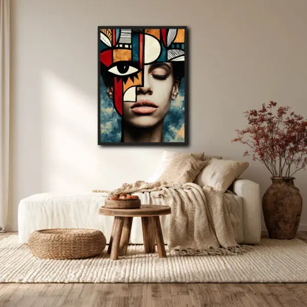 SKU0268_06 Split Face Woman in Cubist Color