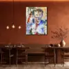 SKU0283_02 Abstract Face Emerging from Color